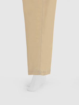 Women Beige Cambric Trouser - OWSP-2411027-1