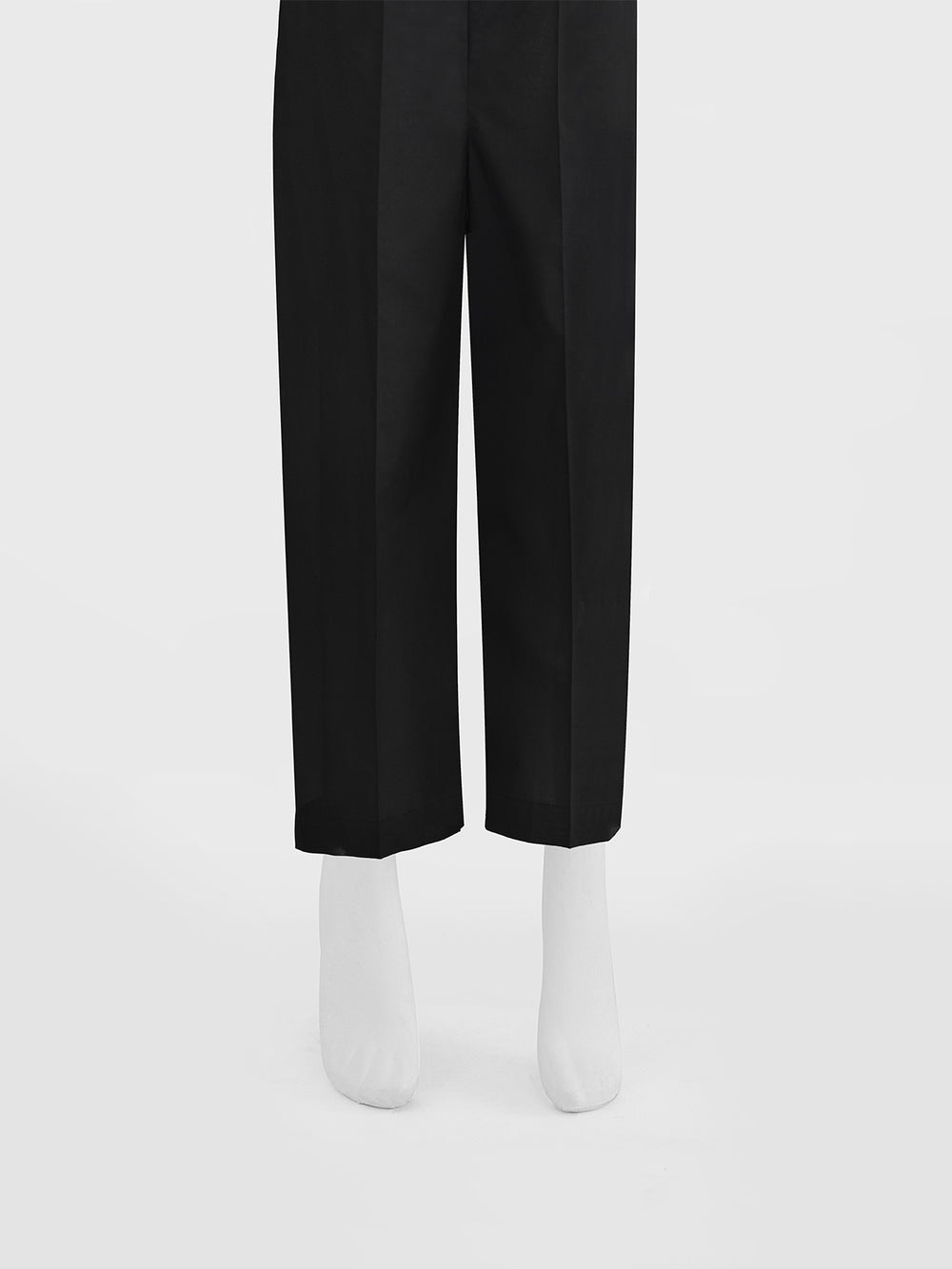 Women Black Cambric Trouser - OWSP-2411027-2