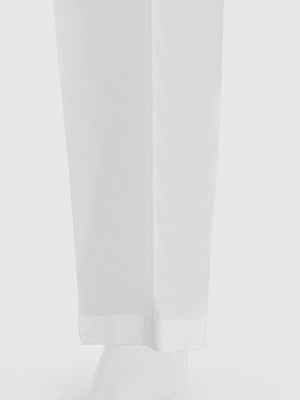 Women White Cambric Trouser - OWSP-2411027