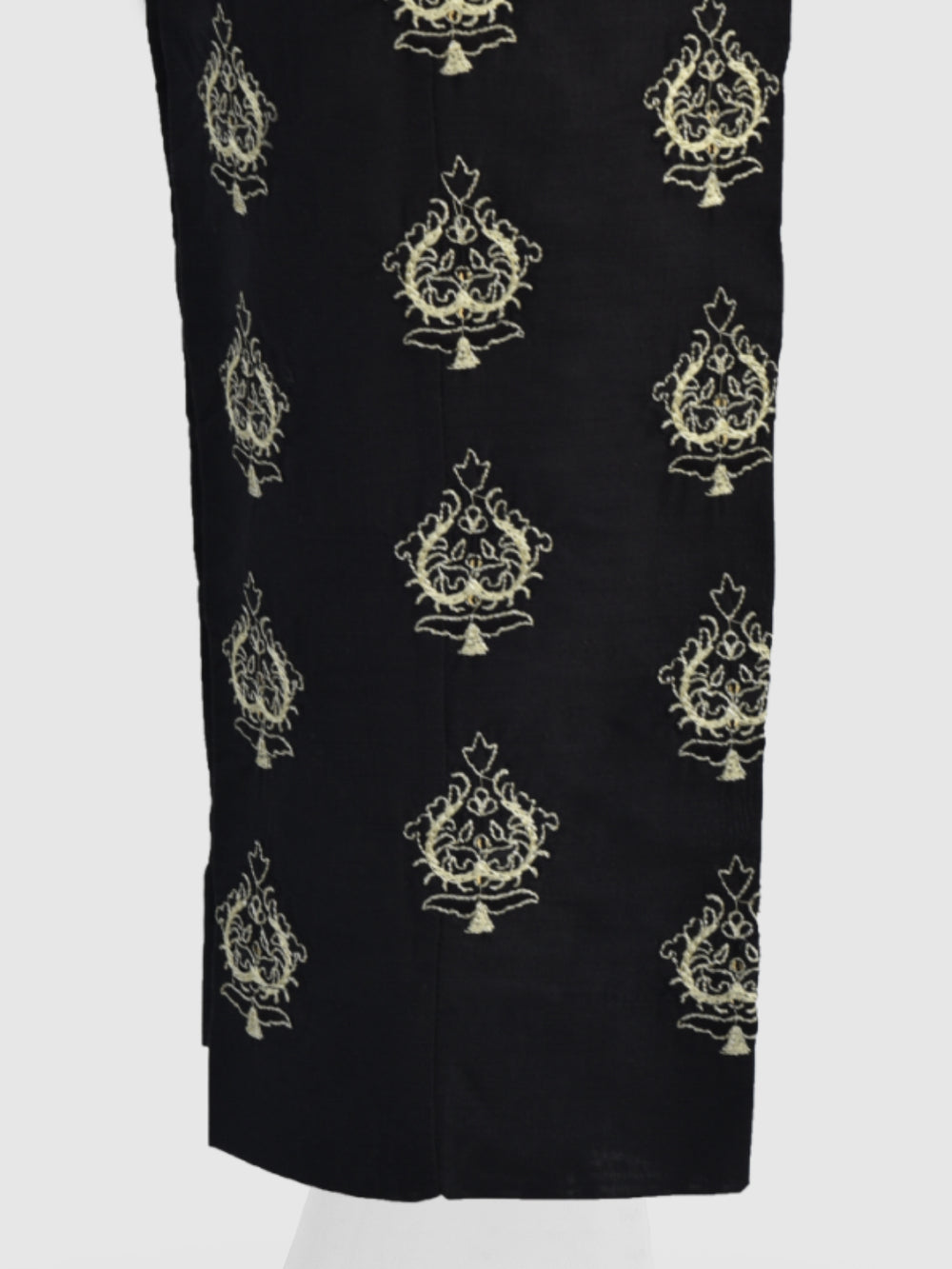 Women Black Dyed Embroidered Trouser - OWESP-2301024-3