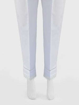 Women White Lawn Trouser - OWSP-2211029-1