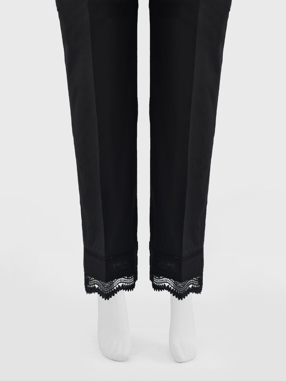 Women Black Lawn Trouser - OWSP-2211029-3