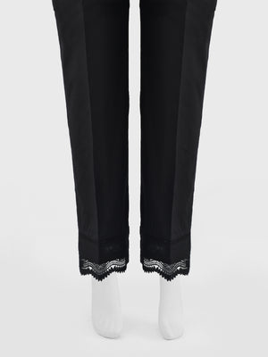 Women Black Lawn Trouser - OWSP-2211029-3