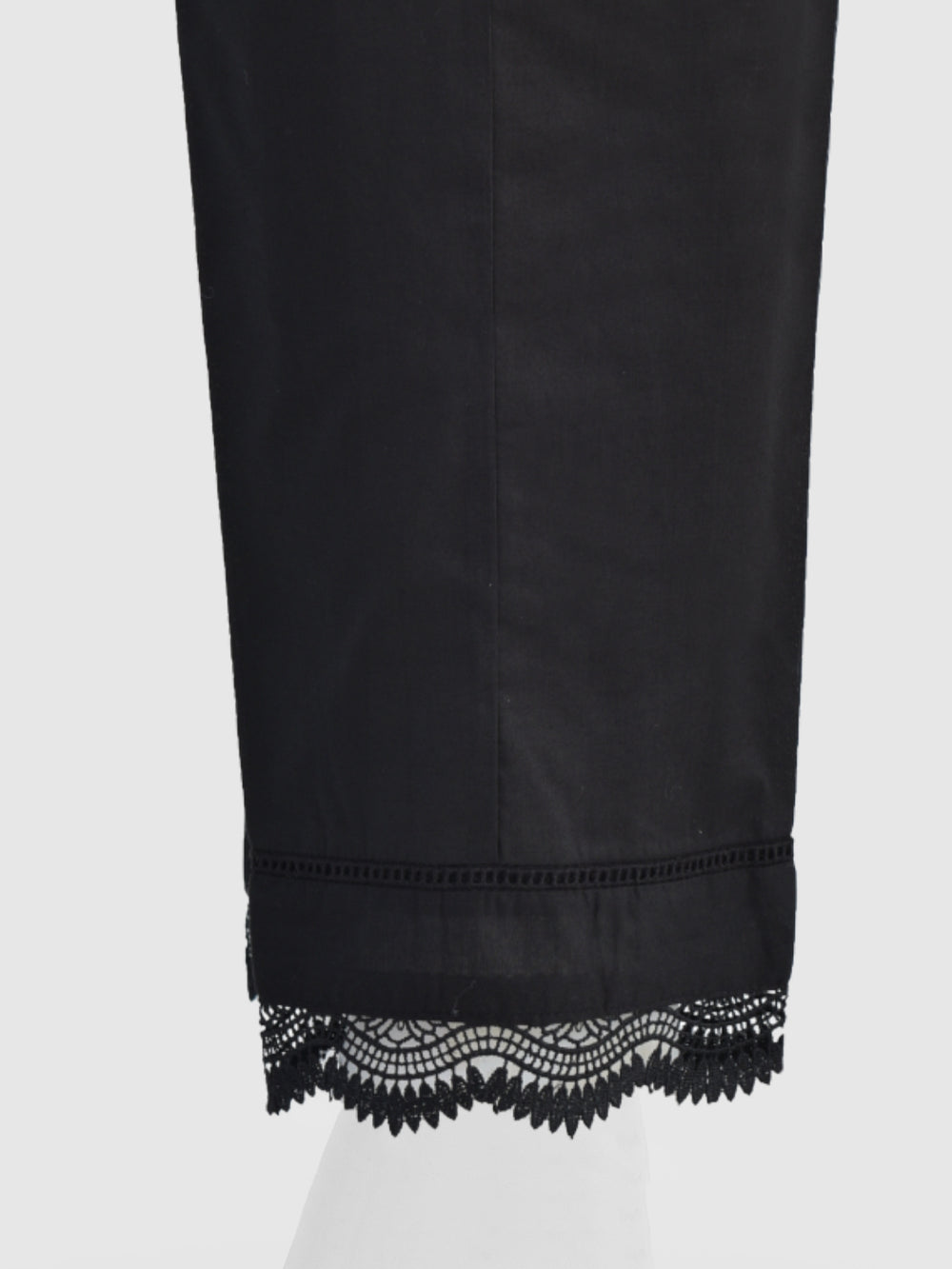 Women Black Lawn Trouser - OWSP-2211029-3