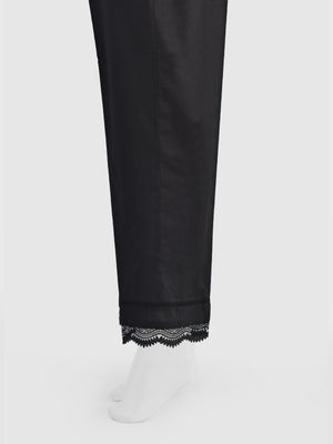 Women Black Lawn Trouser - OWSP-2211029-3