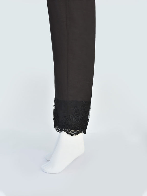 Women Black Lawn Trouser - OWESP-2206032