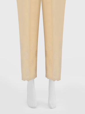 Women Beige Lawn Trouser - OWESP-2206033-1