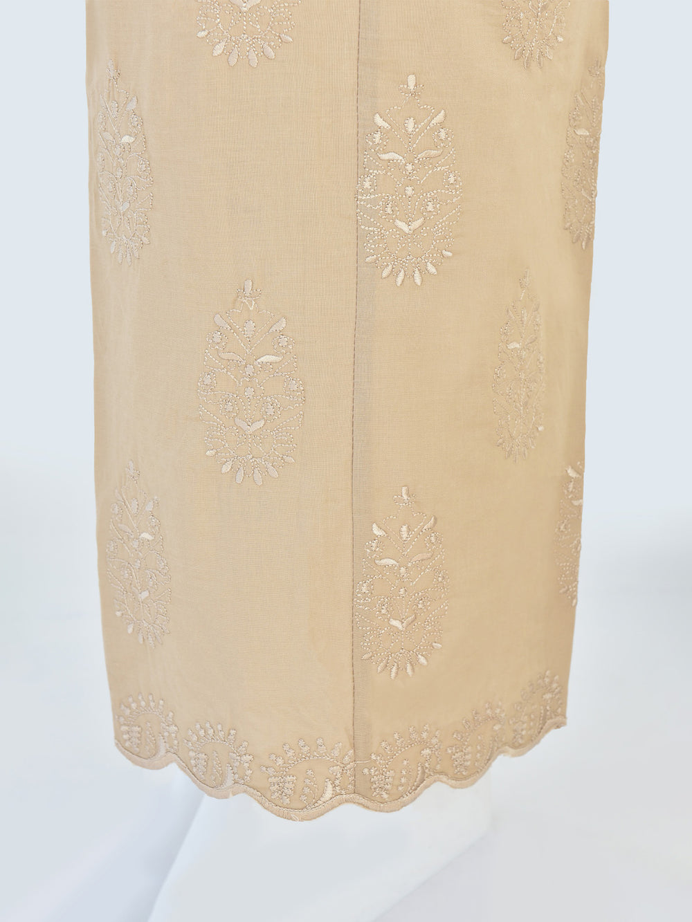 Women Beige Lawn Trouser - OWESP-2206033-1