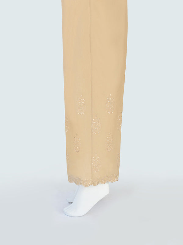 Women Beige Lawn Trouser - OWESP-2206033-1