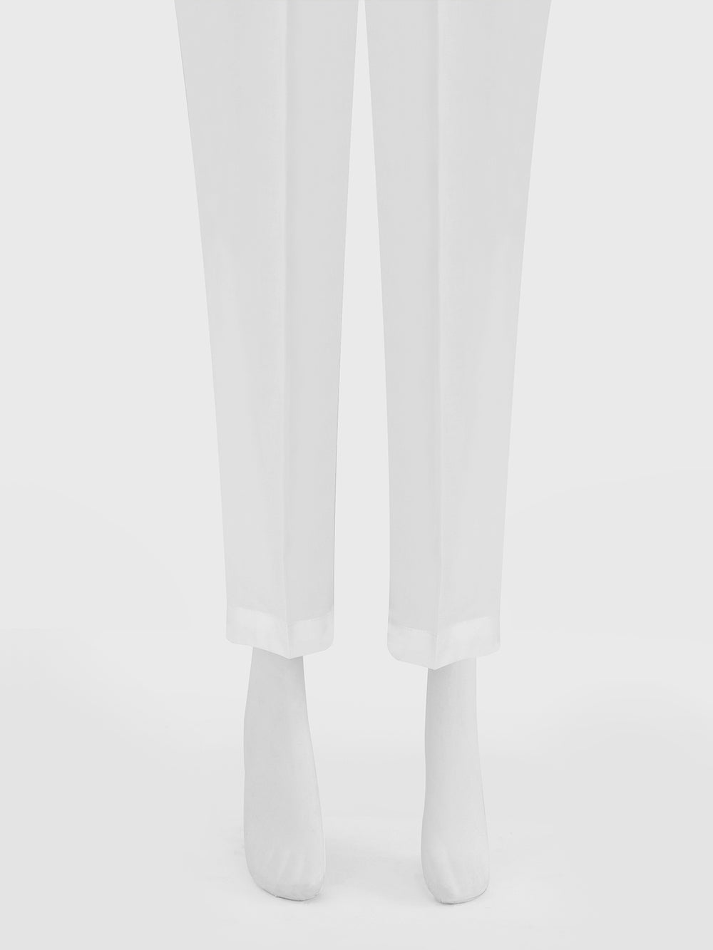 Women White Cambric Trouser - OWSP-1907307