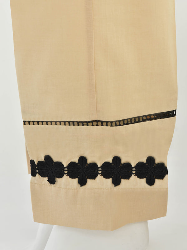 Women Beige Lawn Trouser - OWSP-2109014