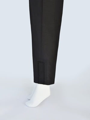 Women Black Silk Blend Trouser - OWSP-2208028