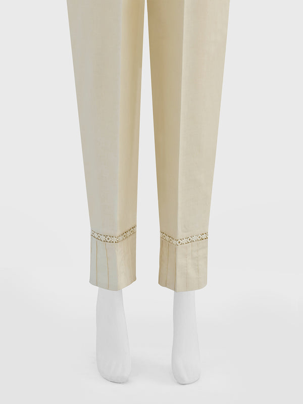 Women Off White Lawn Trouser - OWSP-2310040-1