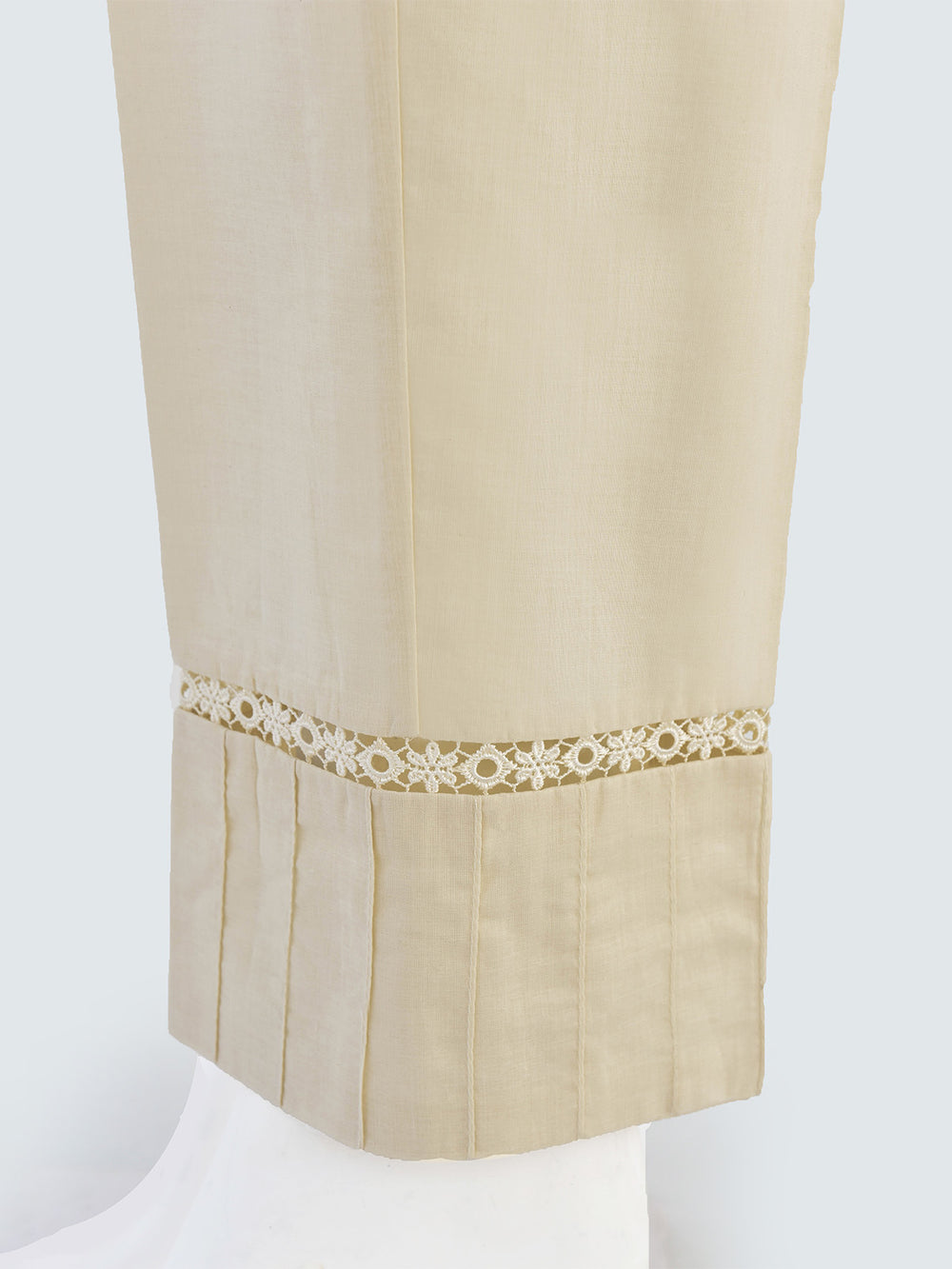 Women Off White Lawn Trouser - OWSP-2310040-1