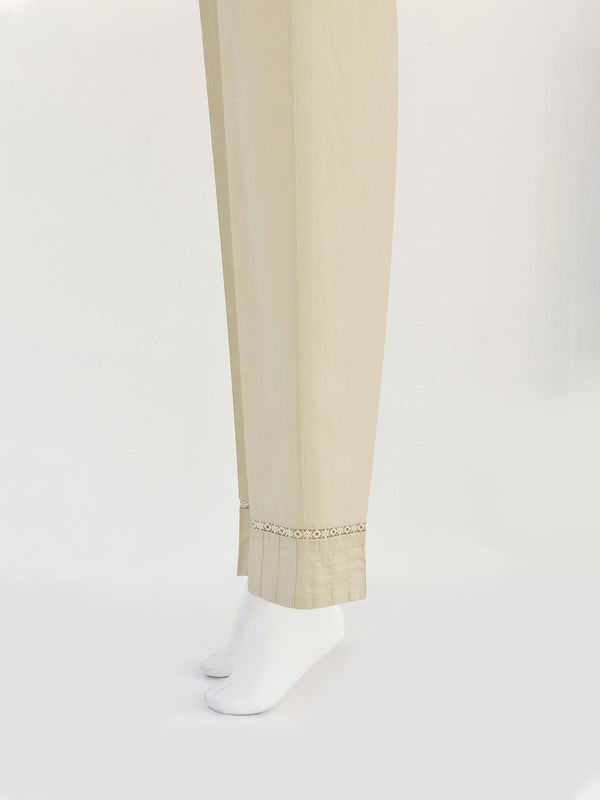 Women Off White Lawn Trouser - OWSP-2310040-1