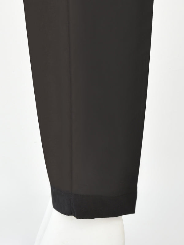 Women Black Lawn Trouser - OWSP-2406032-2