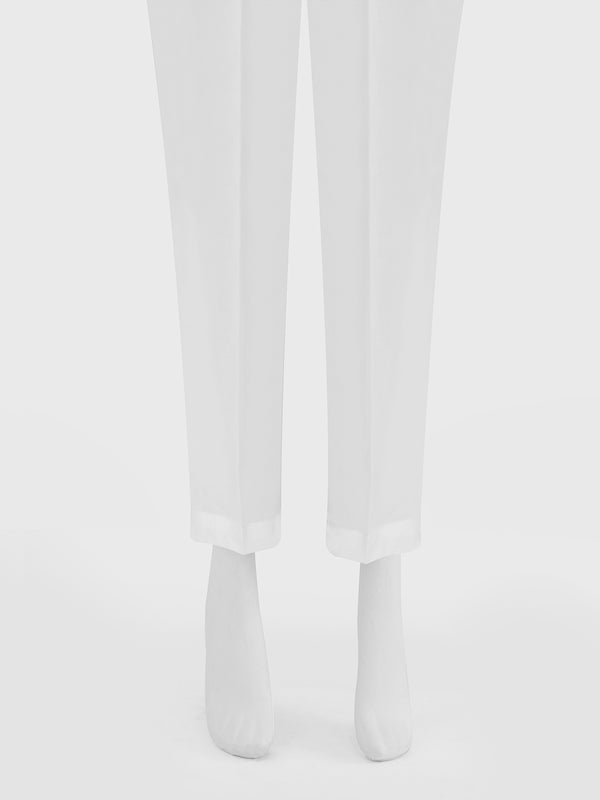 Women White Lawn Trouser - OWSP-2406032
