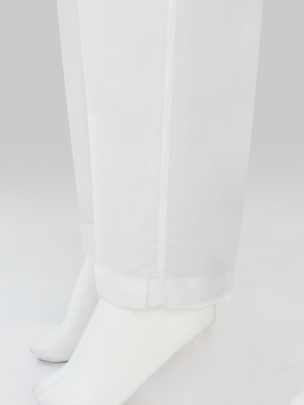 Women White Lawn Trouser - OWSP-2406032