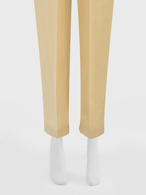 Women Beige Lawn Trouser - OWSP-2406032-1